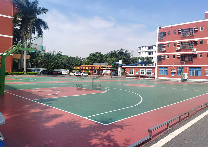 校园篮球场建设