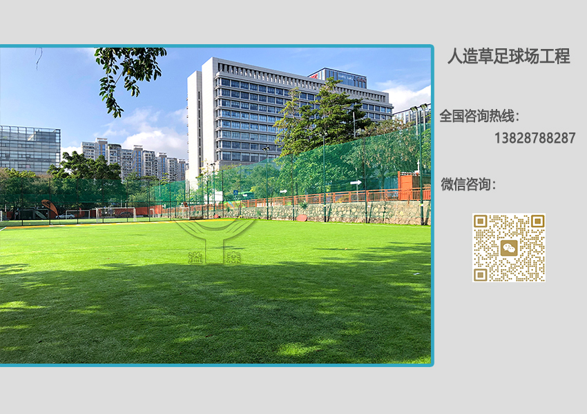 人造草足球场
